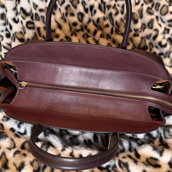 Coach Soft Empire 40 Carryall in Merlot - used 1x! - Picture 5 of 10